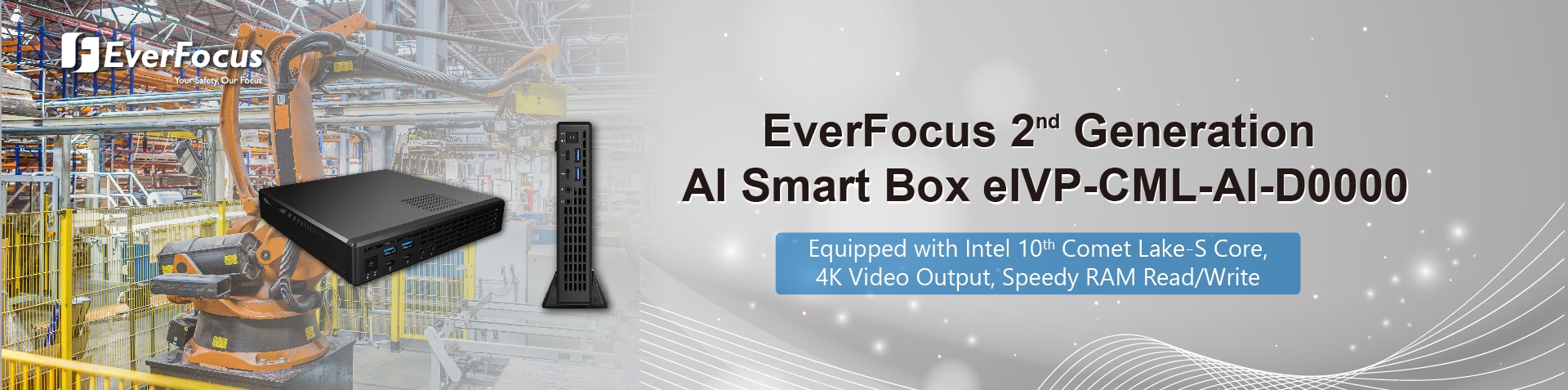 A Light Step toward AIoT with eIVP-CML-AI-D0000: EverFocus Launches Its Compact 2nd Generation AI Smart Box